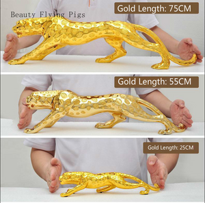 Golden Resin Jagguar