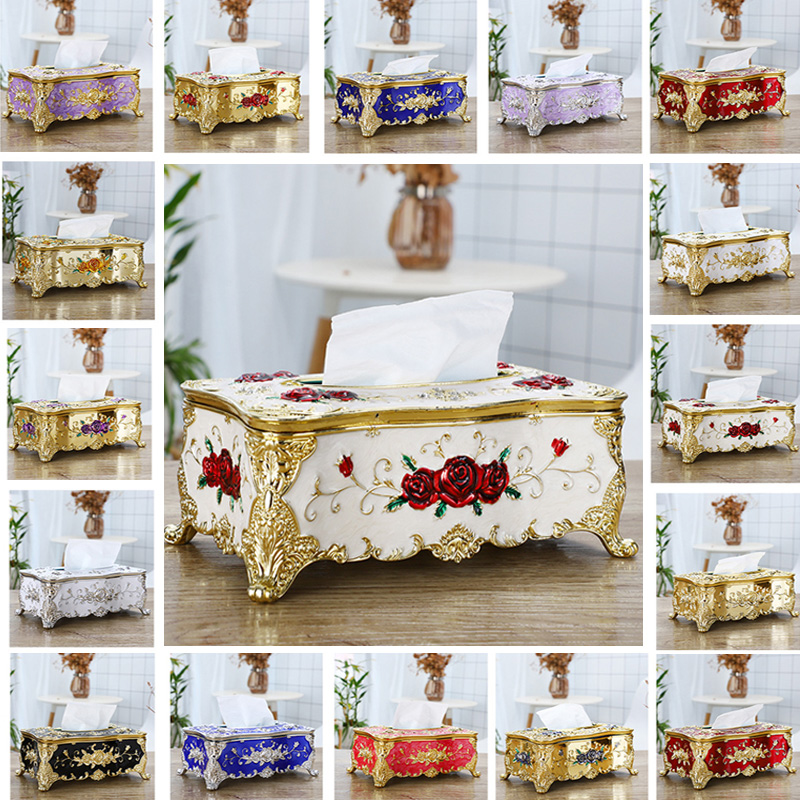 European Style Luxury Tissue Box