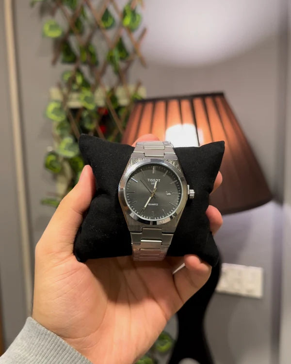 Tissott Premium Black and Silver