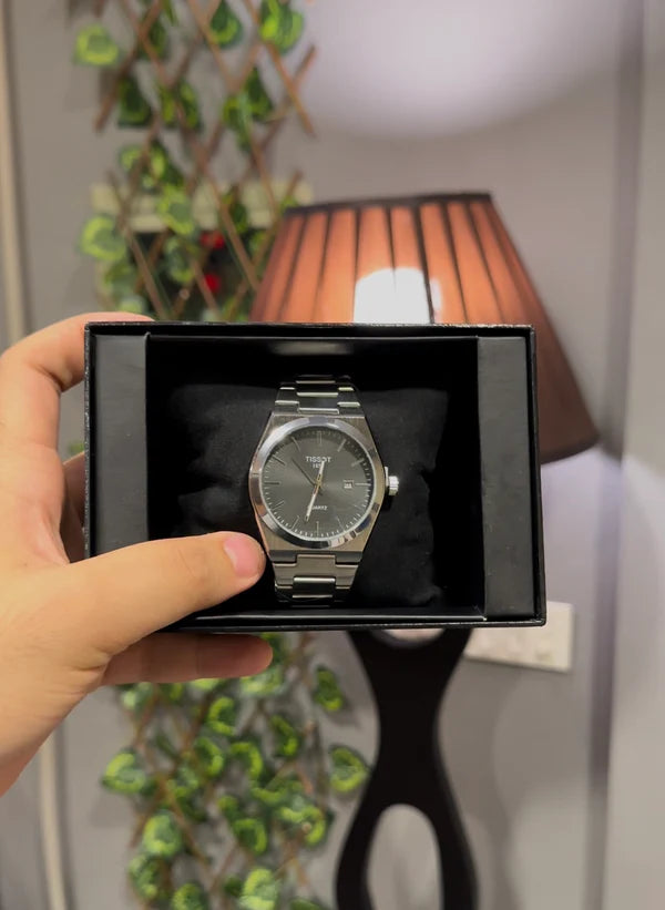 Tissott Premium Black and Silver