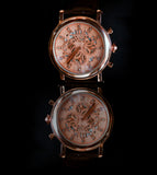 P.P (Brown Leather Strap)  Cronograph