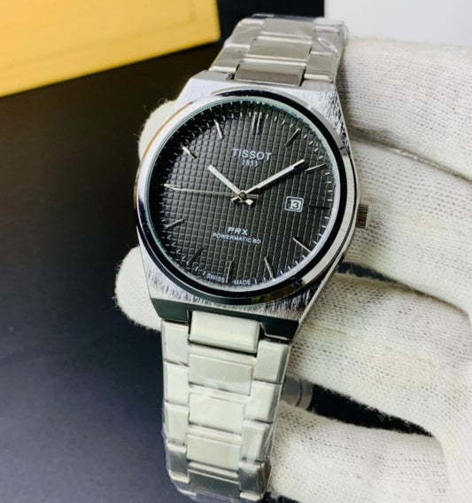 Tissott Premium Black and Silver