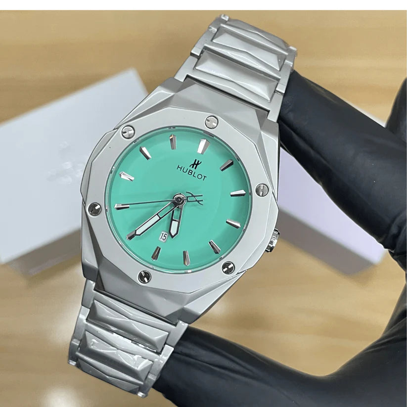 HUB Luxury Diamond Cut Chain - Tiffany Dial