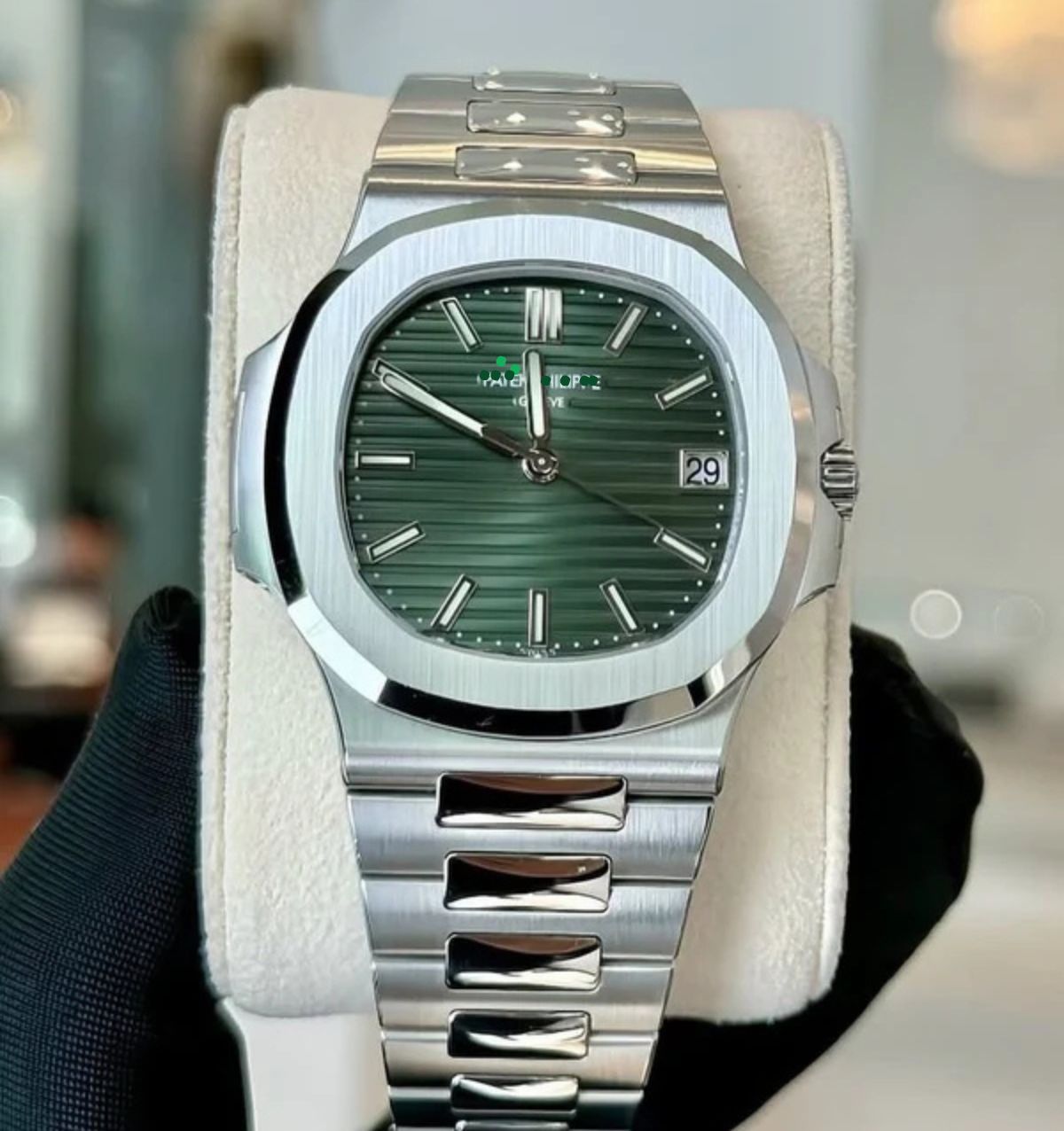 P.P Nautilus Silver Green