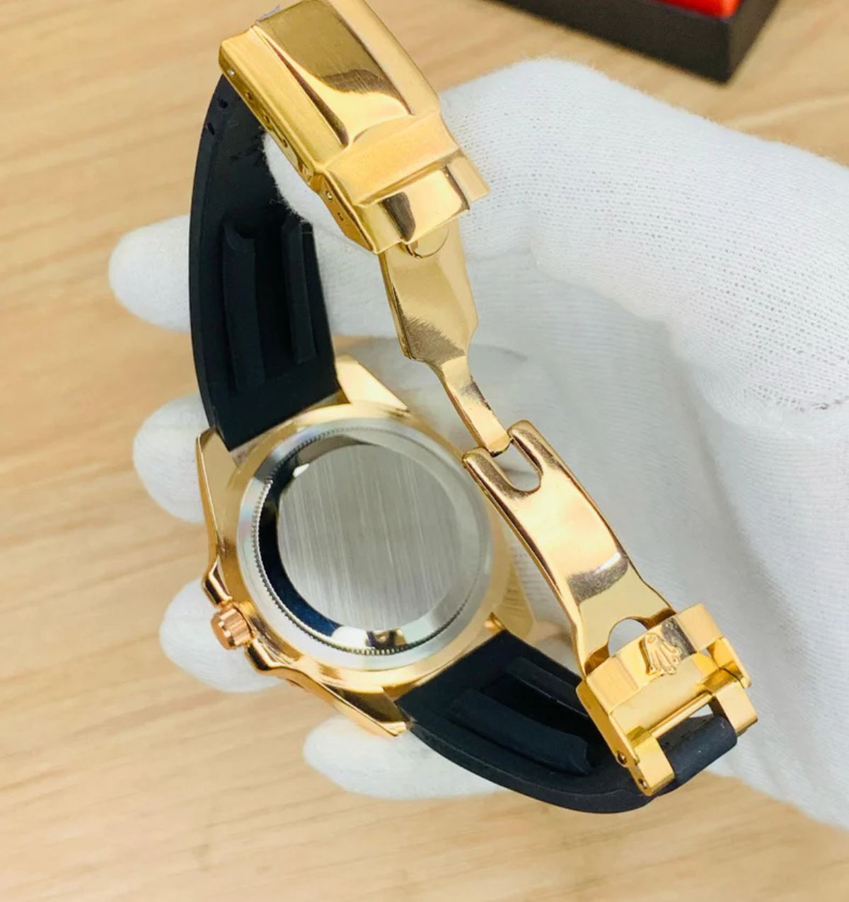 Rlx Yacht Master  Rose Gold ( Inner Black)
