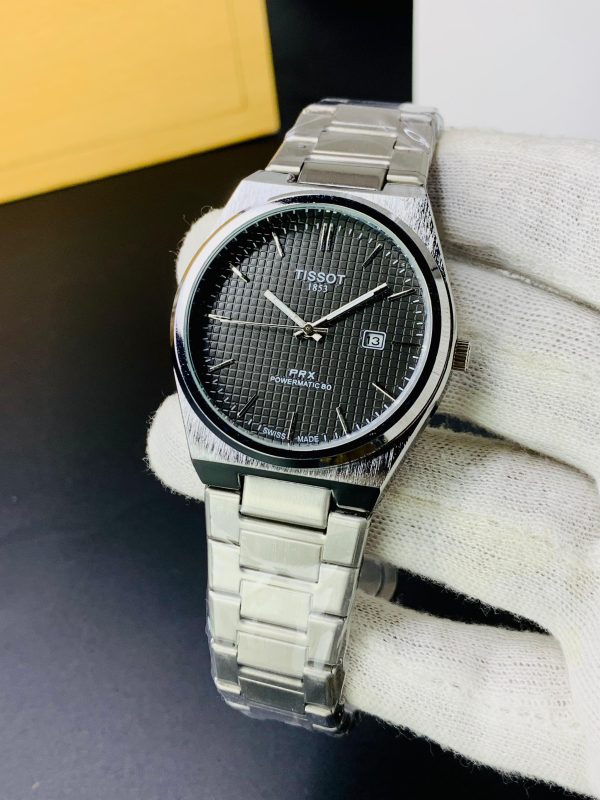 Tissott Premium Black and Silver